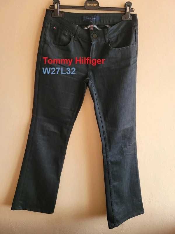 Czarne spodnie Tommy Hilfiger roz. W27L32