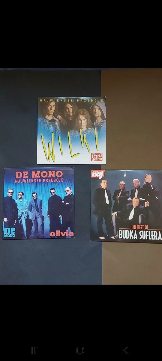 3 sztuki płyty CD WILKI,BUDKA SUFLERA,DE Mono