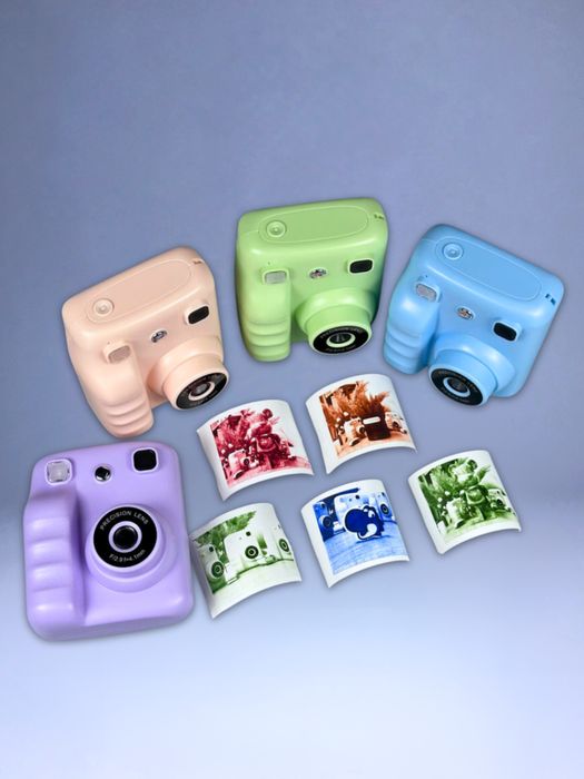 ОНОВЛЕНА ВЕРСІЯ, Дитячий фотоапарат миттєвого друку, міні принтер