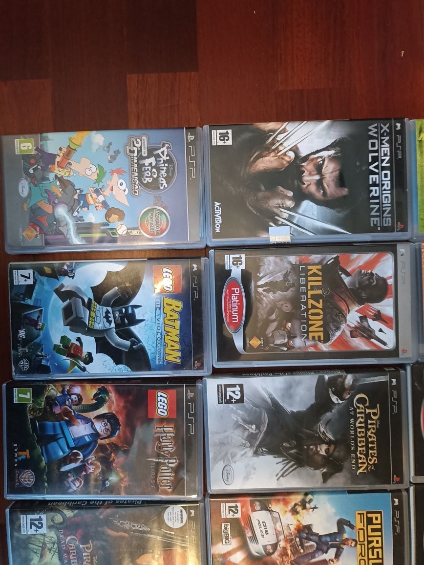 Jogos da PSP unitário ou conjunto