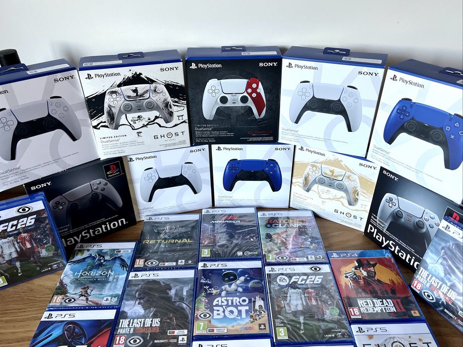 PS5 | Comandos Dualsense Playstation 5 & Jogos EA FC 26 / Yotei / GT7
