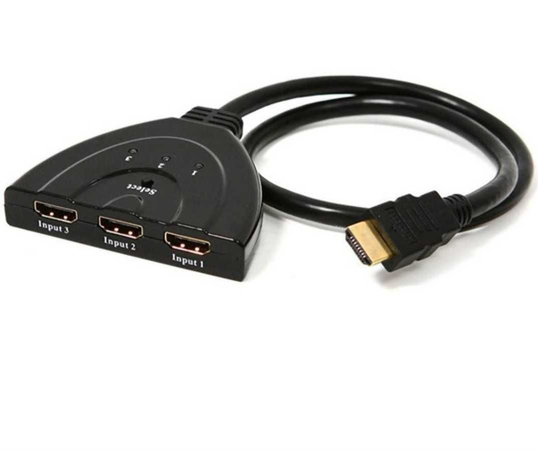 3-portowy przełącznik HDMI 3 w 1 wyjście 1080P