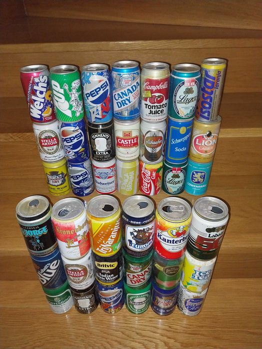 Coleção Latas de Cerveja Antigas - Lote