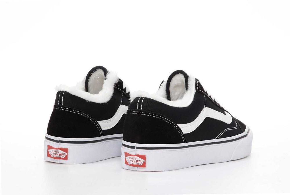 Кеды Vans Old Skool Winter Black White 36-45 Мех! Новинка Зимы 2025!