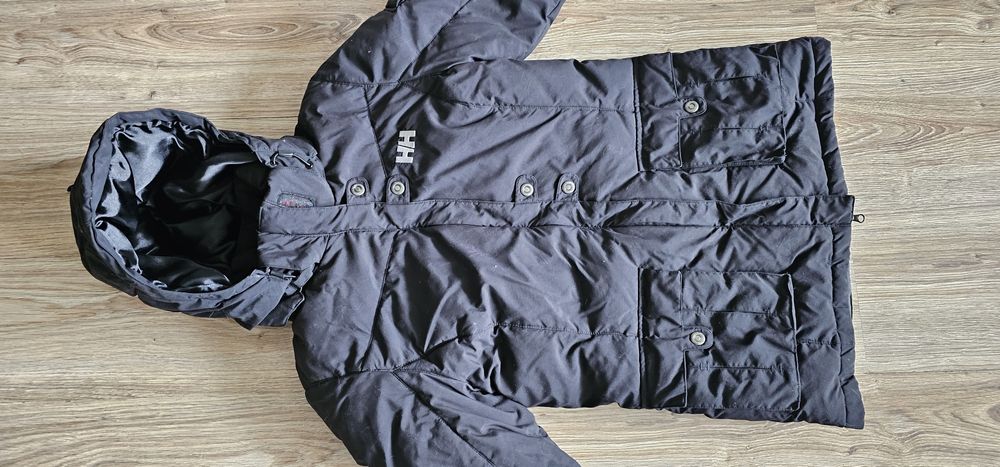 Helly Hansen damska kurtka zimowa rozmiar M z kapturem wymiary na foto