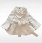 Casaco branco menina 1-2 anos Benetton