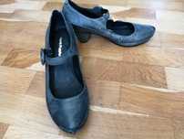 Hush Puppies czółenka półbuty Mary Jane r. 37 24cm niski obcas skóra