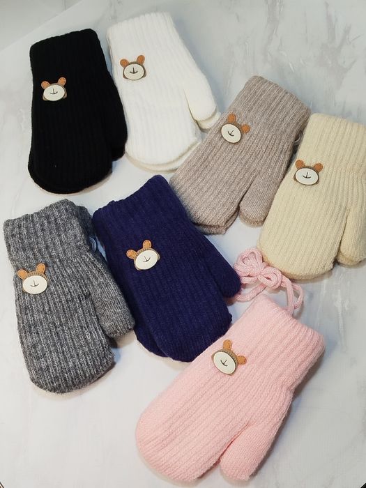 Теплі зимові рукавички дитячі 3-5 років