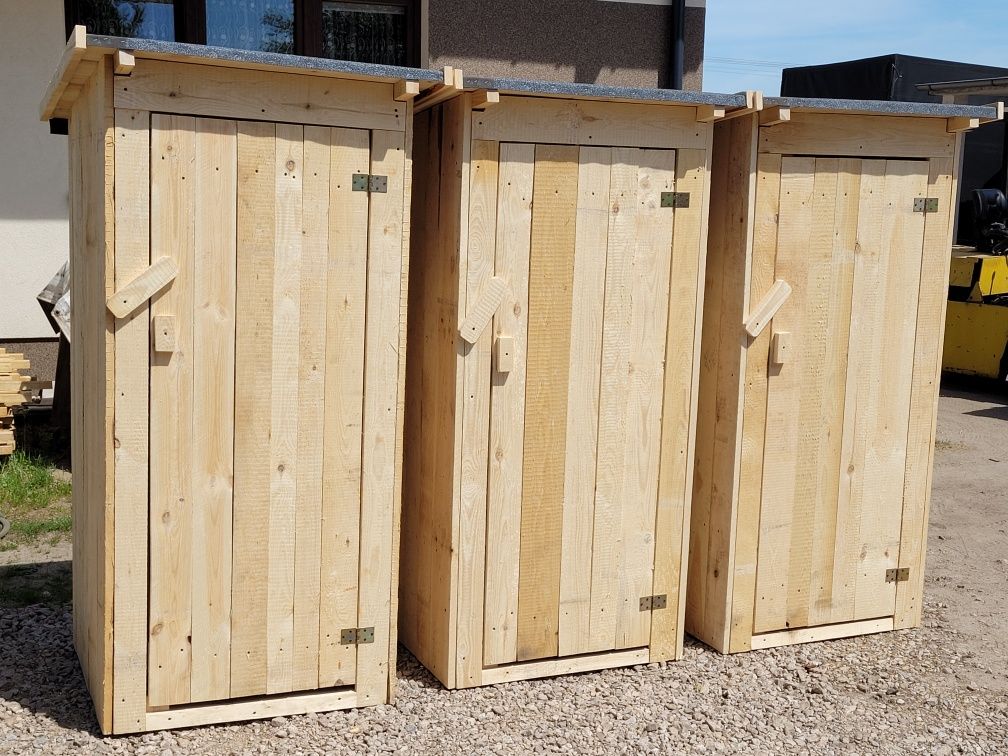 Toaleta drewniana przenośna kibelek wc na budowę