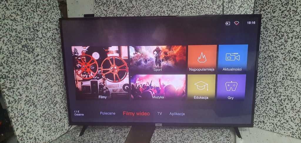 TV Led TCL  55 cali Smart fi-wi dvbt2 hevc 4K UHD