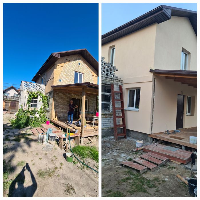 Утиплениние частных домов , Фасад