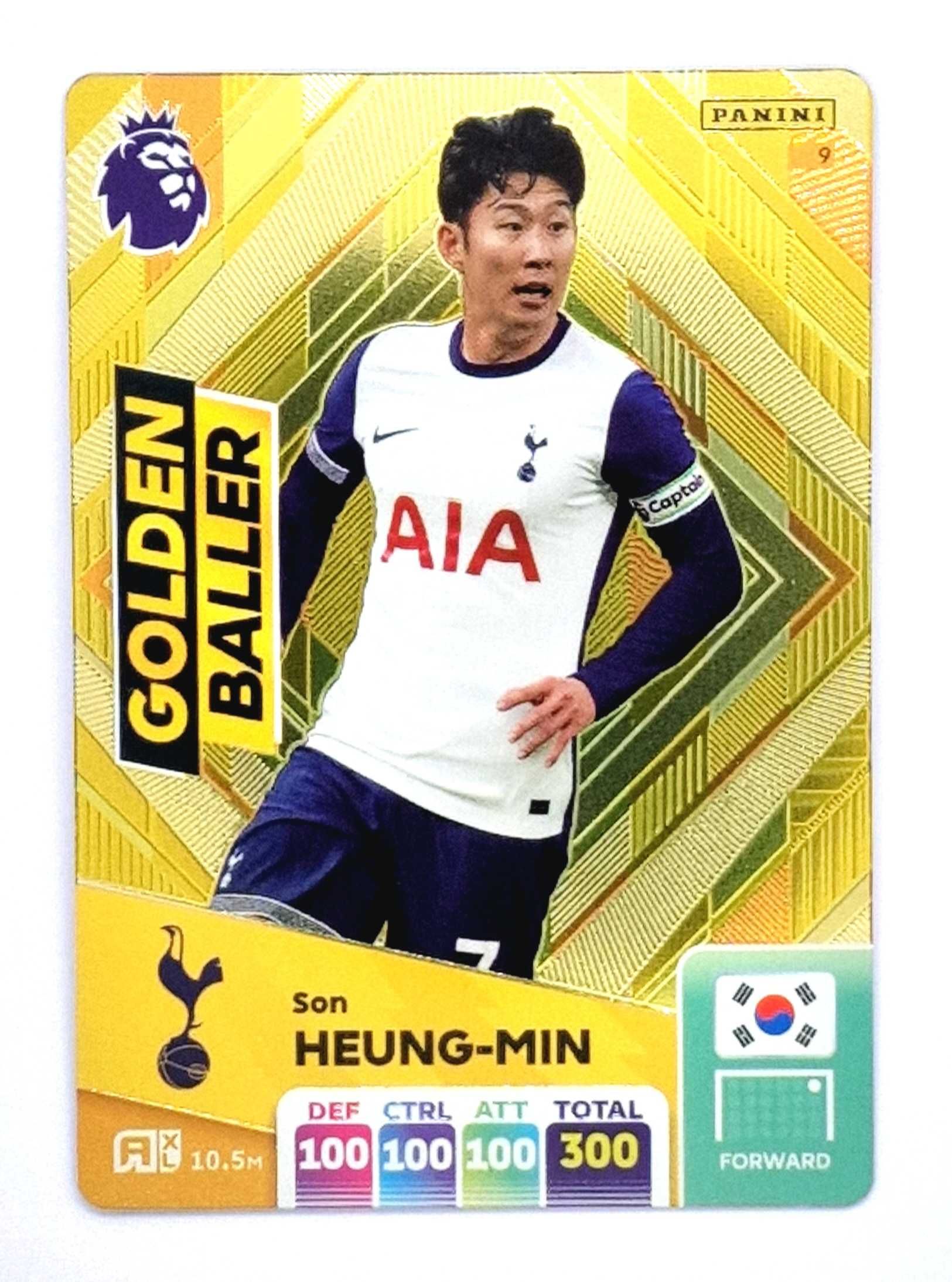 Panini PREMIER LEAGUE 2025 Golden Baller Son HEUNG-MIN Tottenham