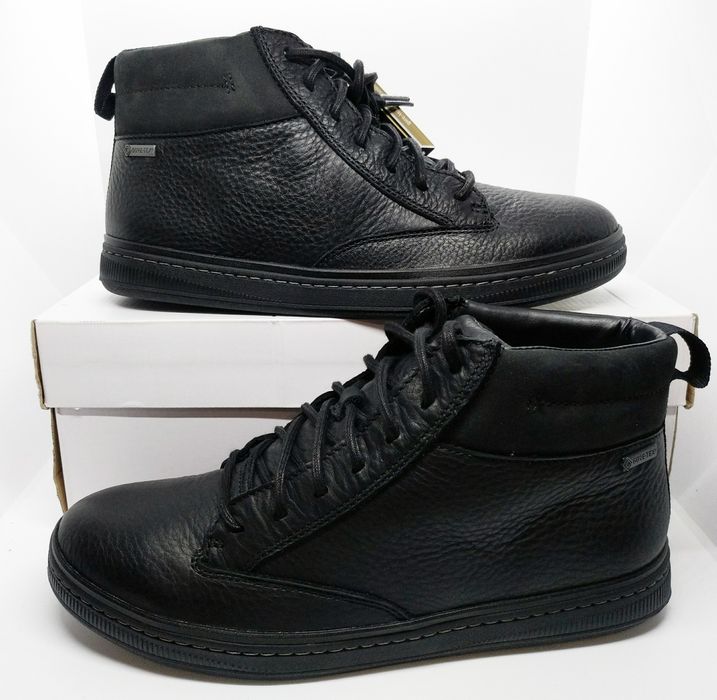 кожаные 27,7 30,3см ботинки Clarks  Gore Tex оригинал