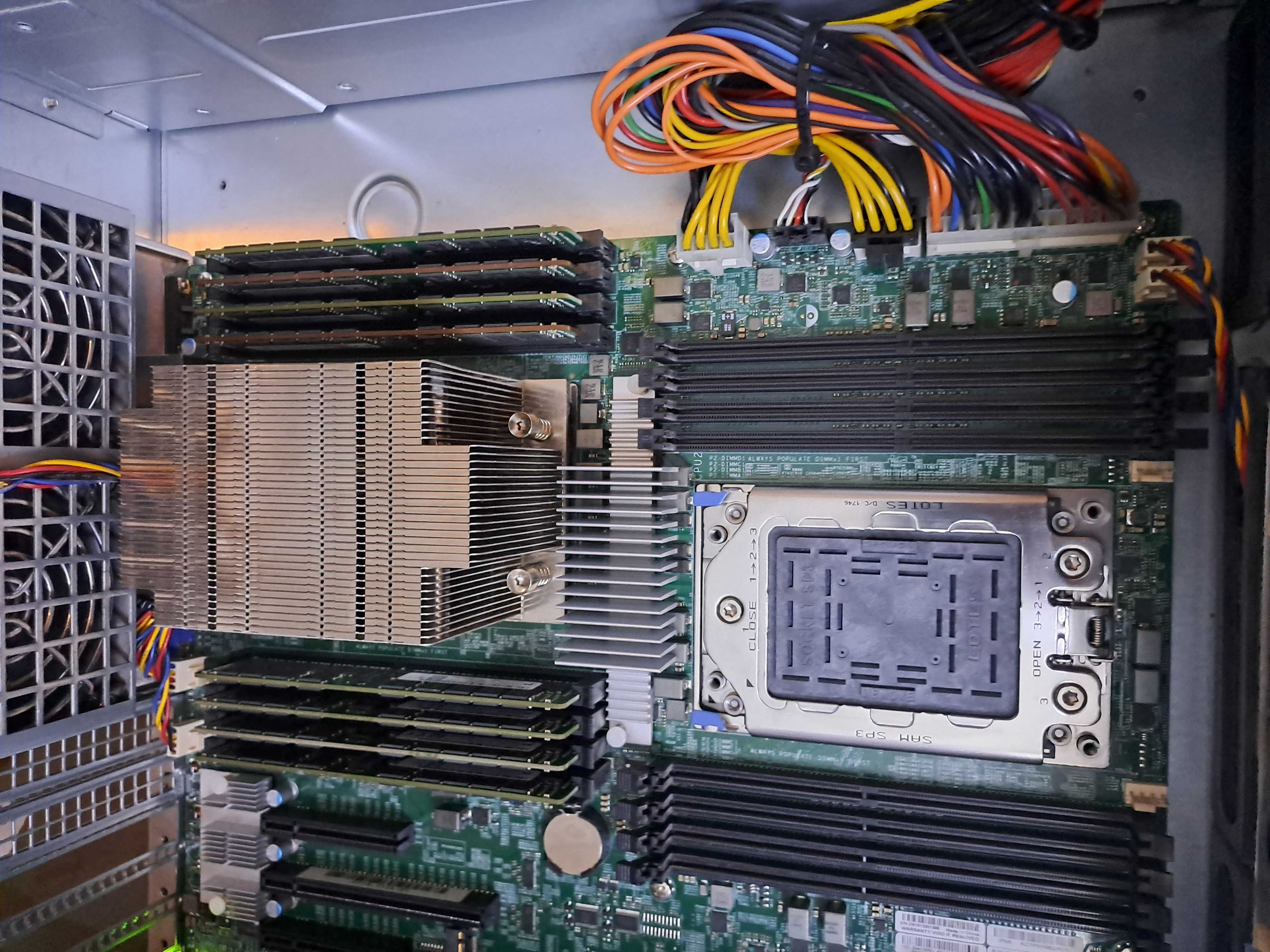 Serwer Supermicro H11DSi-NT 512GB RAM EPYC 7601 8xSAS/SATA SAS9341-8i