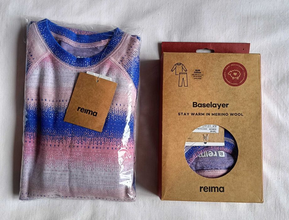 Нова вовняна термобілизна шерстяное термобелье поддева Reima 110-140
