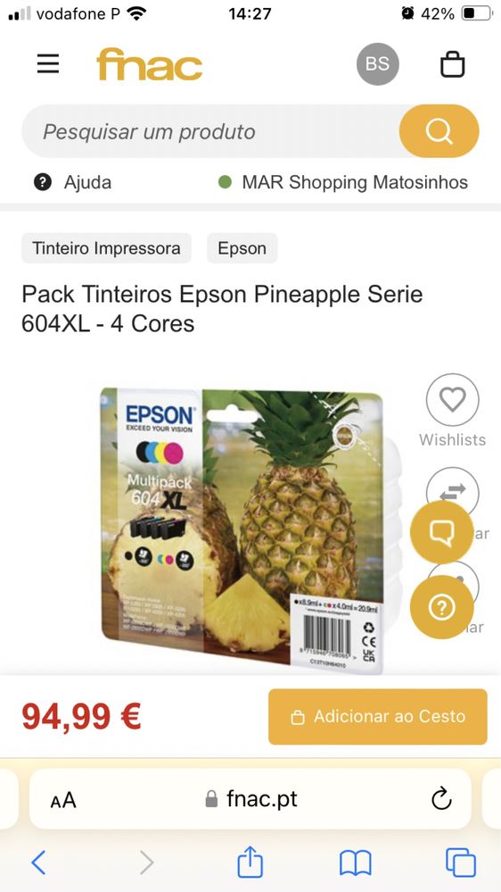 (Reservado) Tinteiros Epson Multipack 604XL