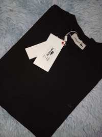 Nowe męskie koszulki lacoste czarne m-xxl
