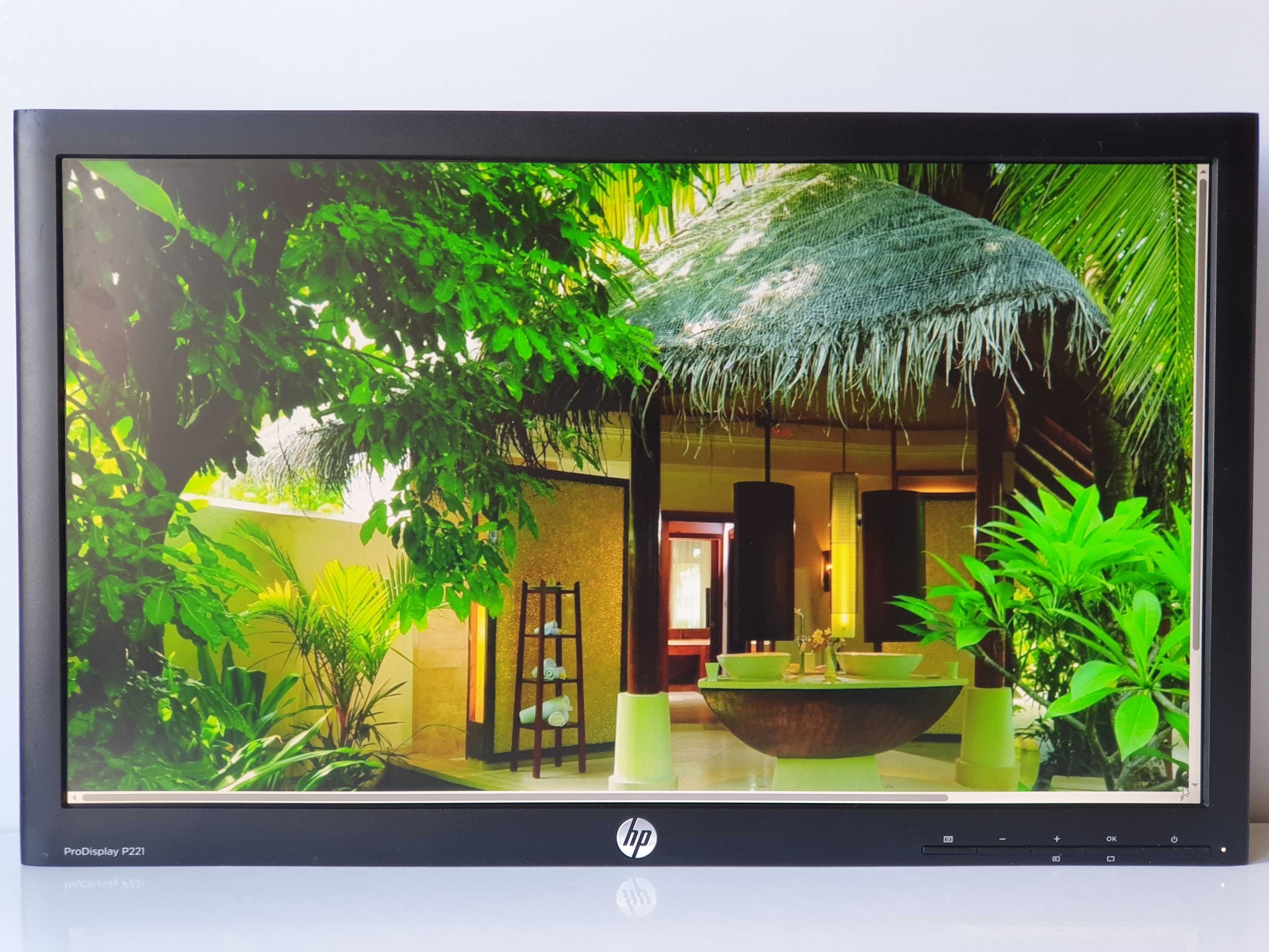 Монітор  22" HP ProDisplay P221  1920х1080   LED  TN + кабель VGA DVI