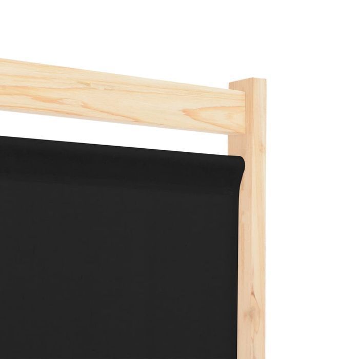 Vidaxl Parawan 4-Panelowy, Czarny, 160X170X4 Cm, Tkanina