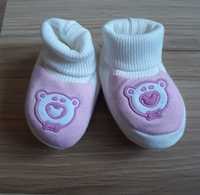 Buty buciki niechodki skarpetki dla niemowląt noworodka wyprawka sanda