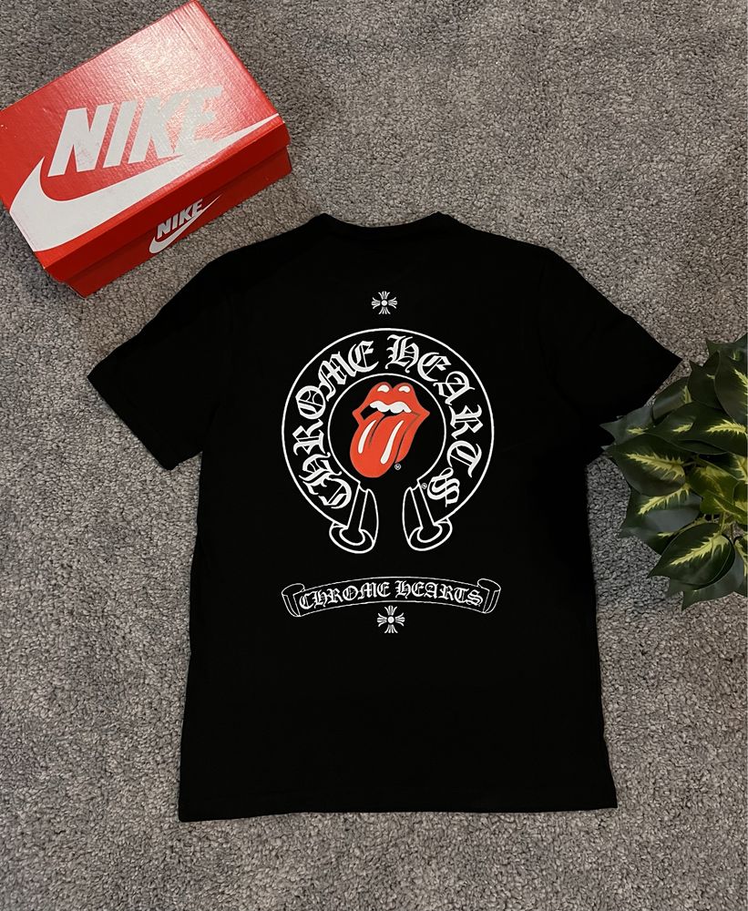 Футболка Chrome Hearts / Футболка Хром Хартс / Чорна футболка