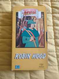Vhs Robin Hood (grandes clássicos de aventuras)
