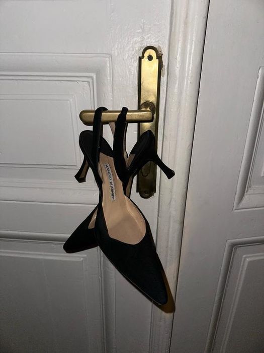 Туфлі класичні слінгбек manolo blahnik на підборах