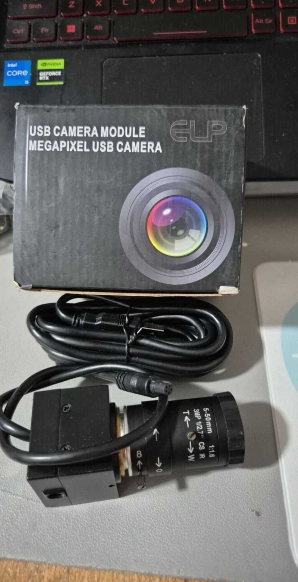 ELP Kamera internetowa o rozdzielczości 8 mpx z obiektywem HD 5-50 mm