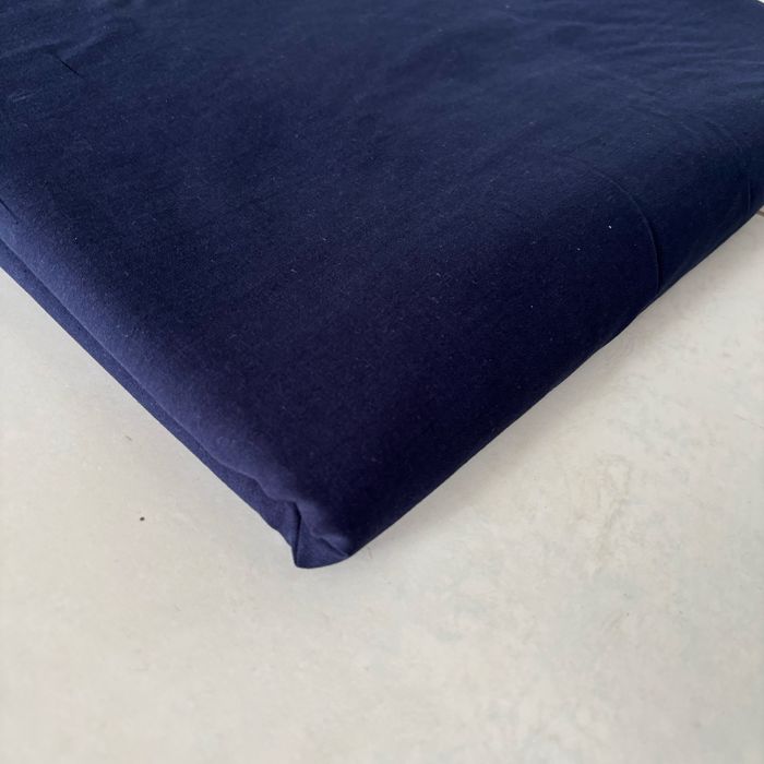 Tkanina bawełniana, granatowa, koszulowa - 5,5 metra