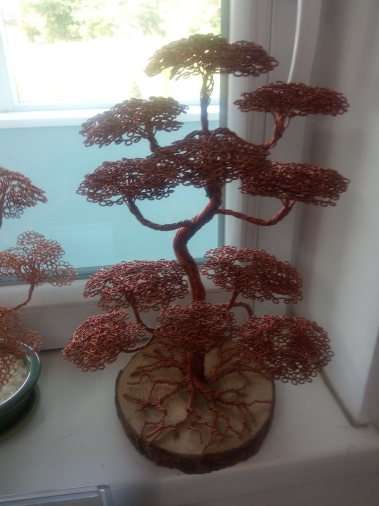 Drzewko Bonsai z miedzi