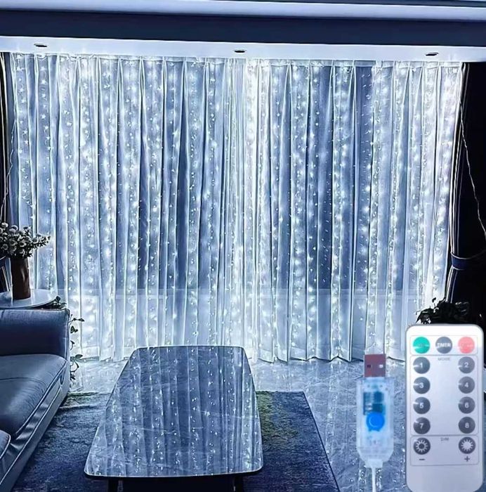 USB Шторні Лампи з Пультом дистанційного керування