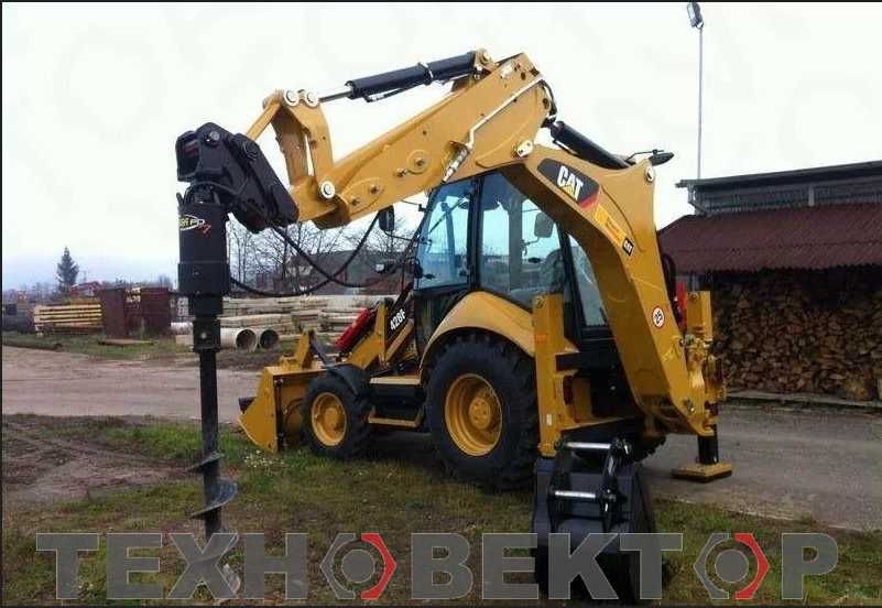 Гідробур до екскаваторів навантажувачів JCB CAT VOLVO Komatsu Hidromek