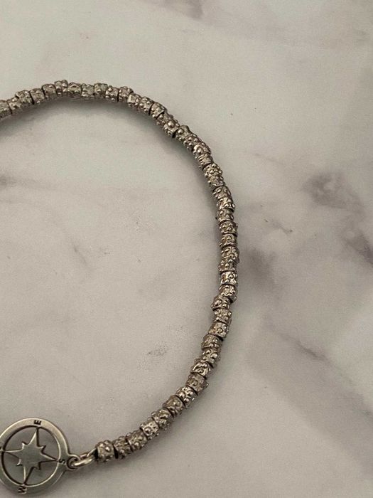 Pulseira Rosa dos Ventos em Prata 925 Sólida