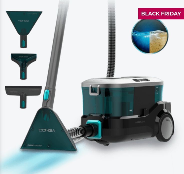 Aspirador carpetes Conga 10000