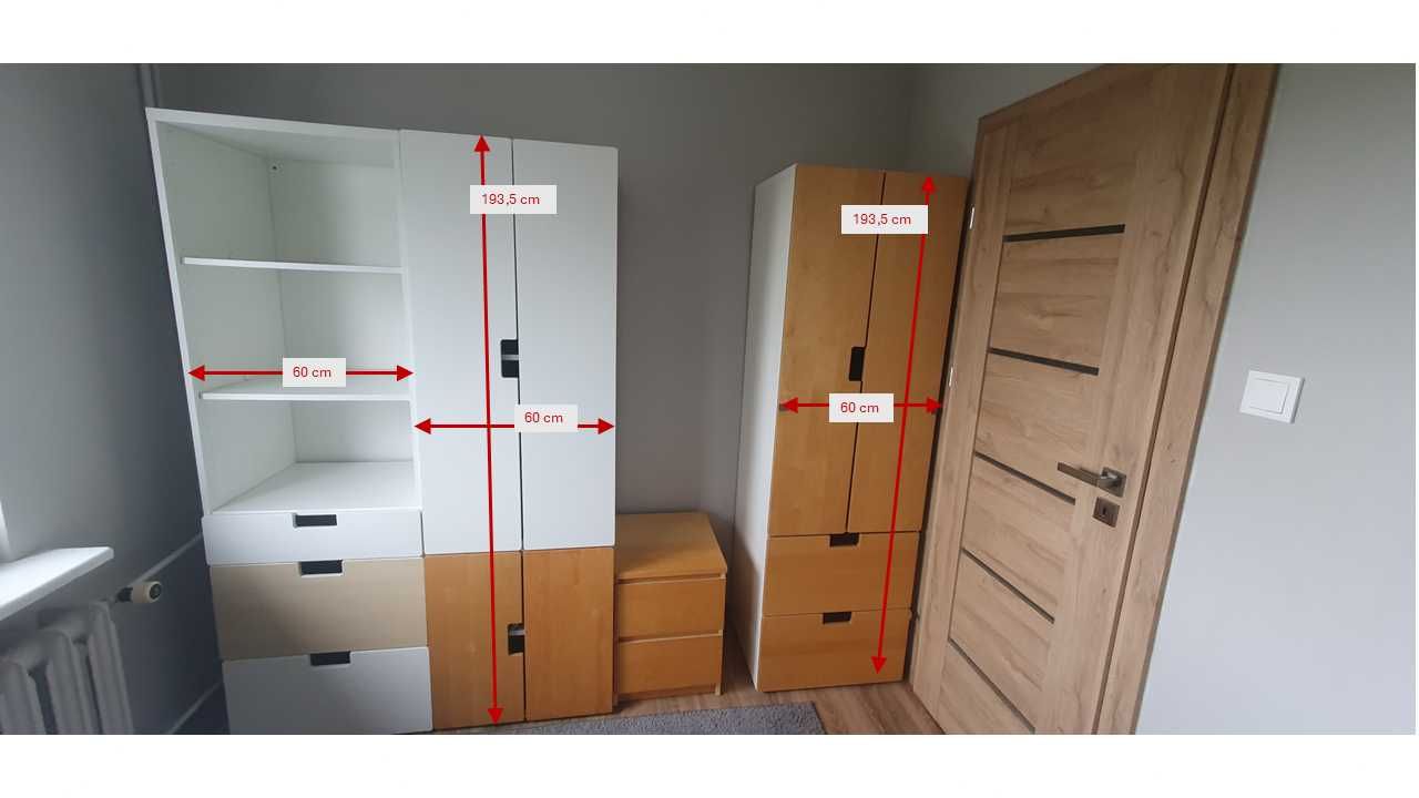Komplet IKEA. 3 szafy