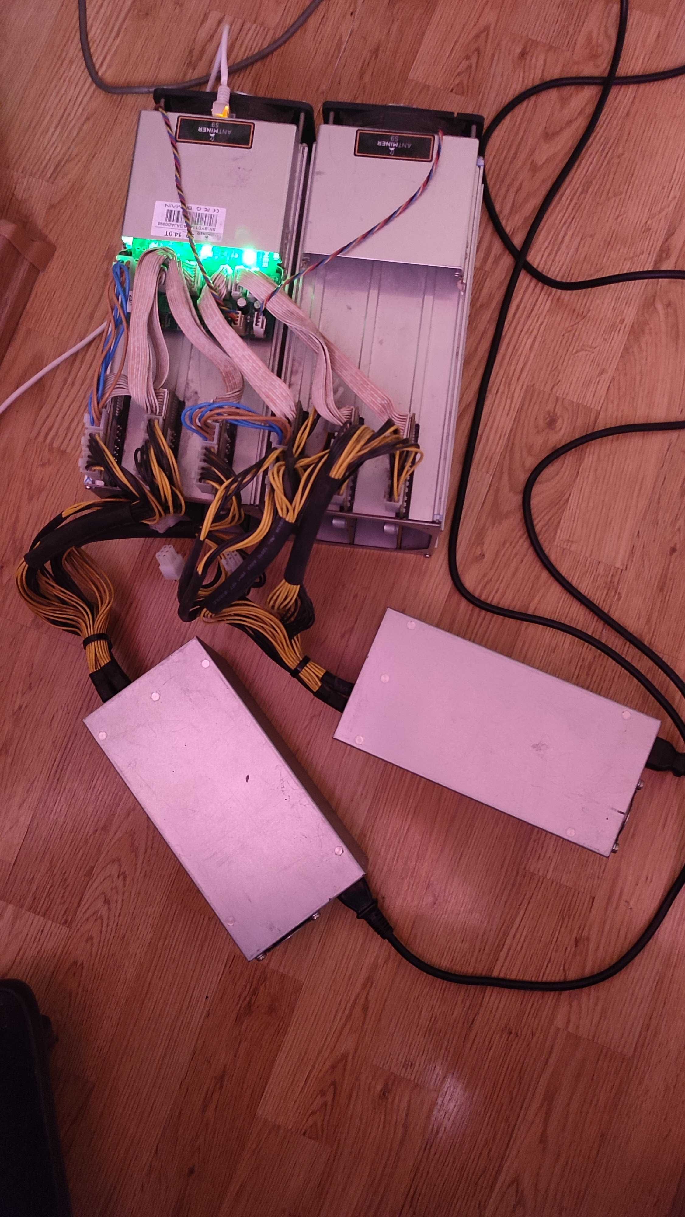 Antminer сдвоенный S9 (S10) с БП
