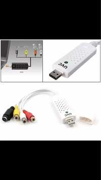 Adaptador USB para video , áudio, tv, PlayStation, dvd - Novo