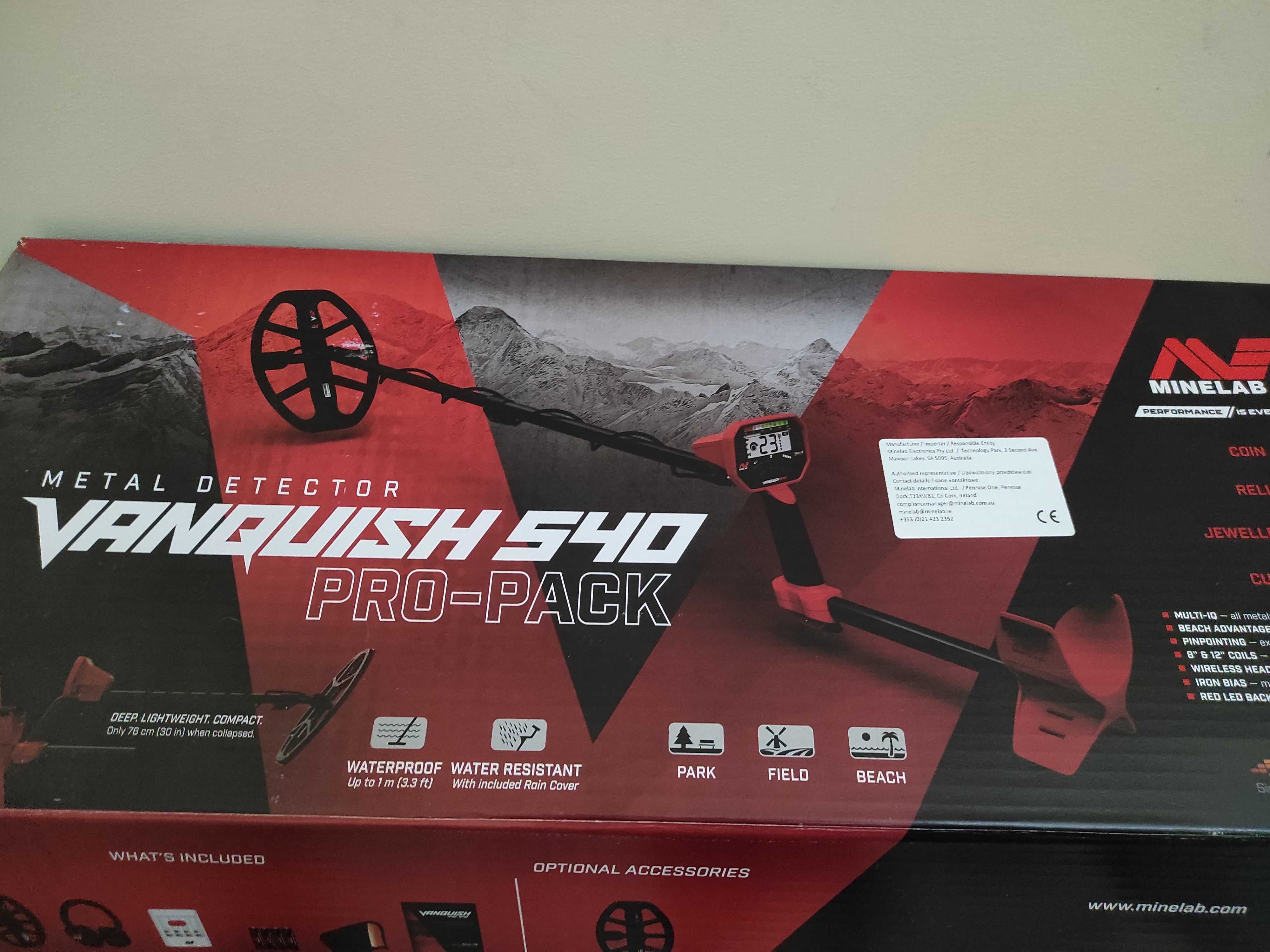 Vanquish 540 pro pack