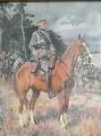 Piłsudski na Kasztance stary obrazek