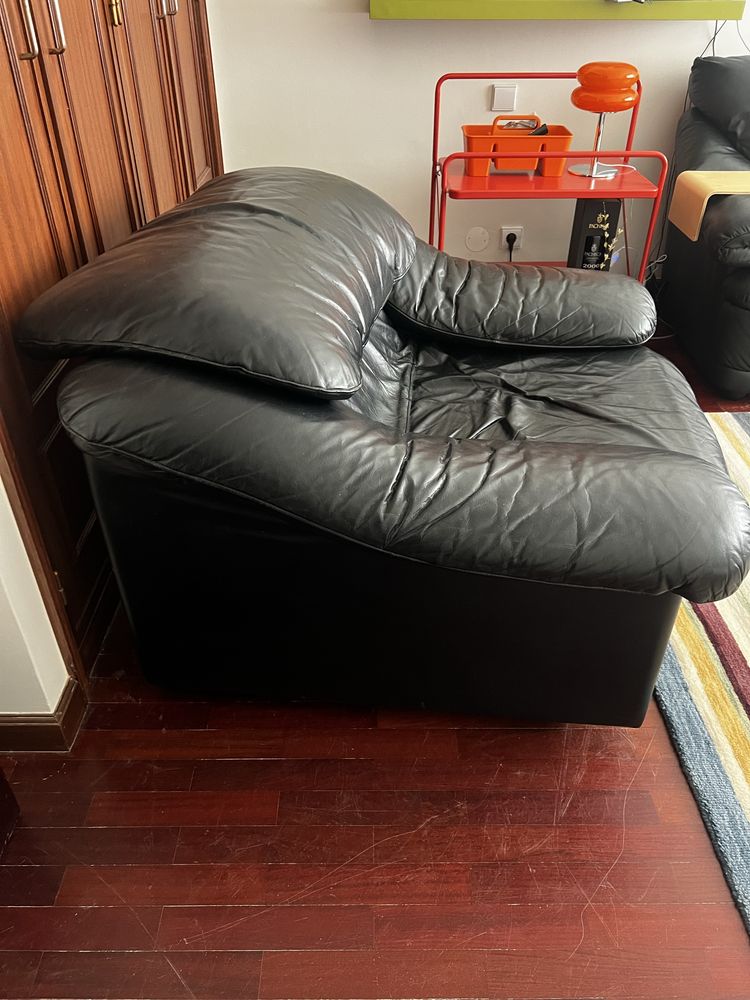 Sofa 1 lugar preto