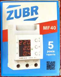 Zubr MF40 многофункциональное реле напряжения (40А, 1-фазное)