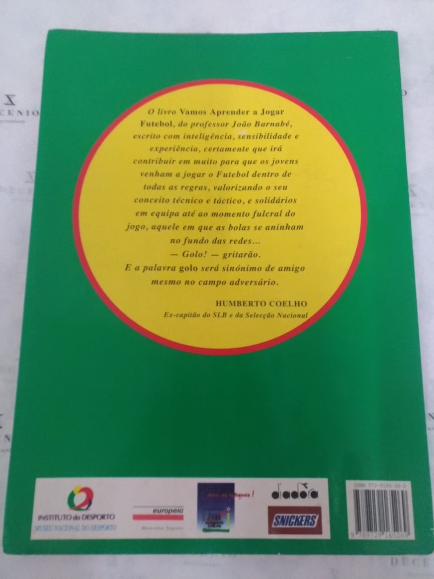 Livro: Vamos Aprender a Jogar Futebol de João Barnabé