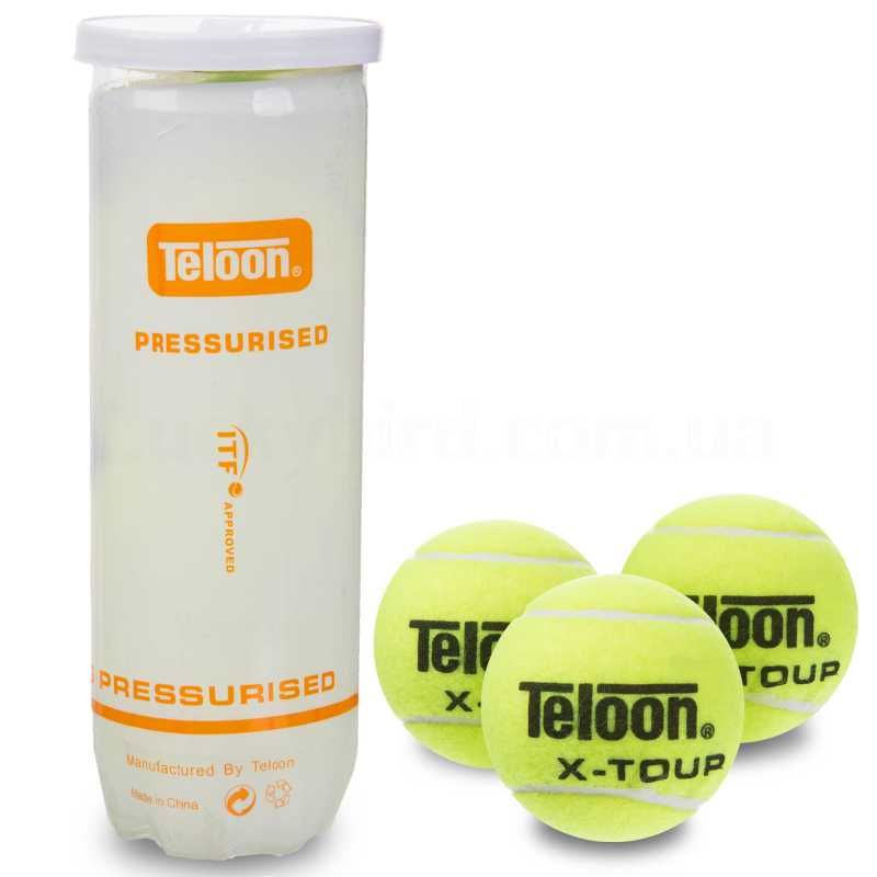Teloon Мяч для большого тенниса X-TOUR T878P3-T606P3 3шт
