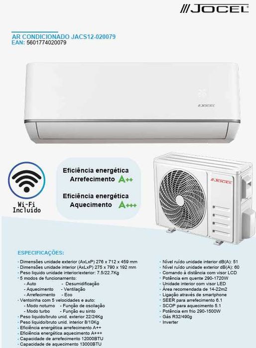 Ar Condicionado 12000btus JOCEL
