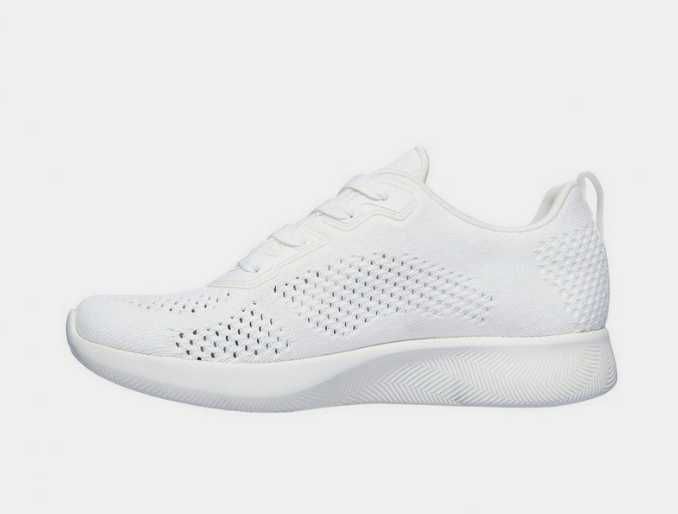Жіночі кросівки в білому кольорі skechers / спортивні кросівки