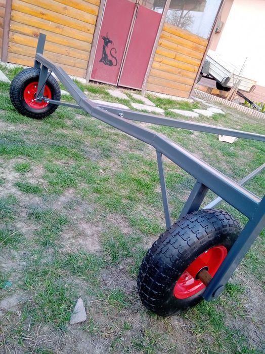 Телега, лафет для лодки ПВХ.  Рыбалка