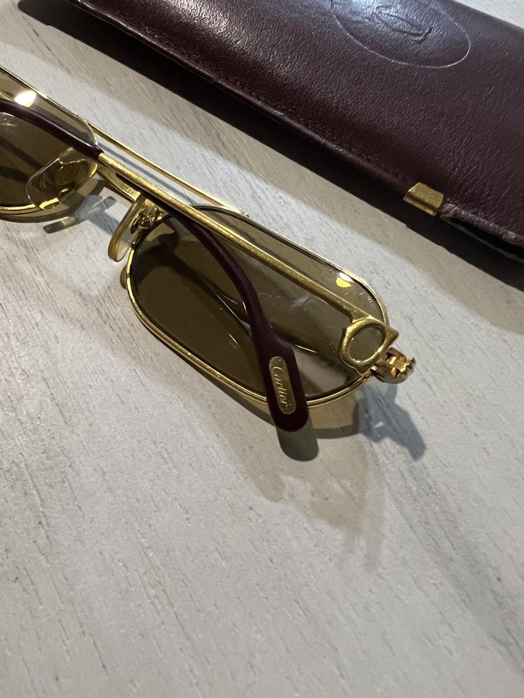 Позолоченые Cartier Must Louis ОРИГИНАЛ