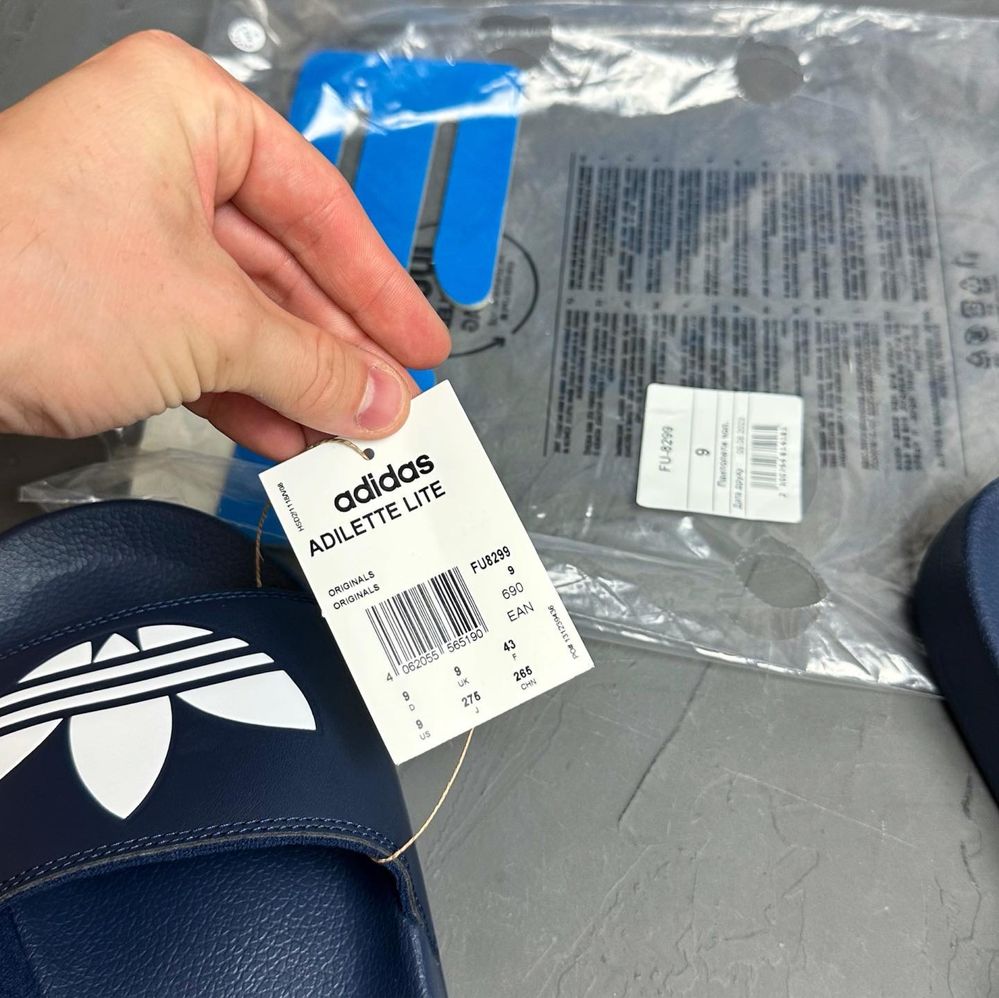 Тапочки шльопанці Adidas Adilette Lite оригінал нові