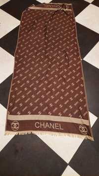 Szal Chanel,  idealny,  brązowy