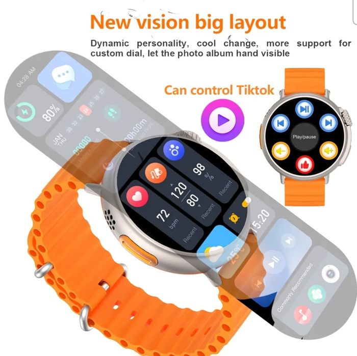 Смарт часы KD56. AMOLED.